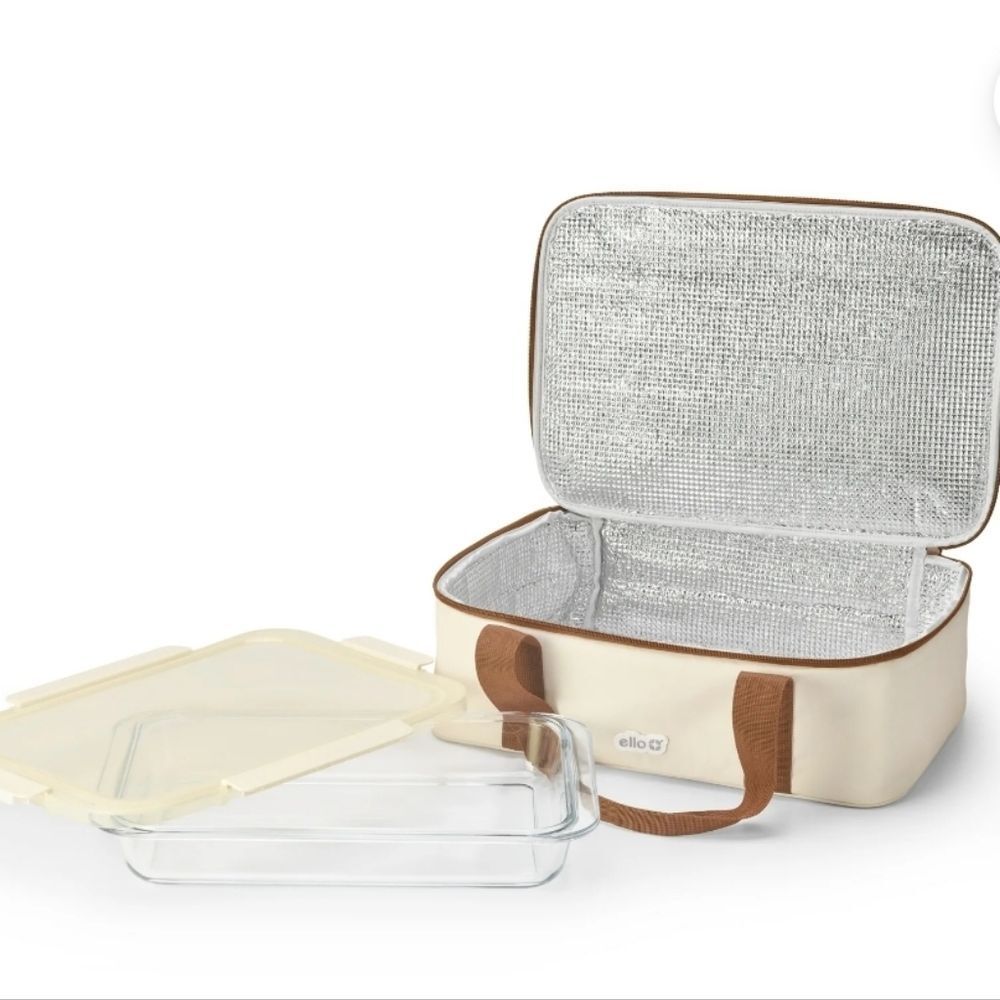 Ello Portable Baking Dish Carrier w/Leak-Proof Baking Dish‎